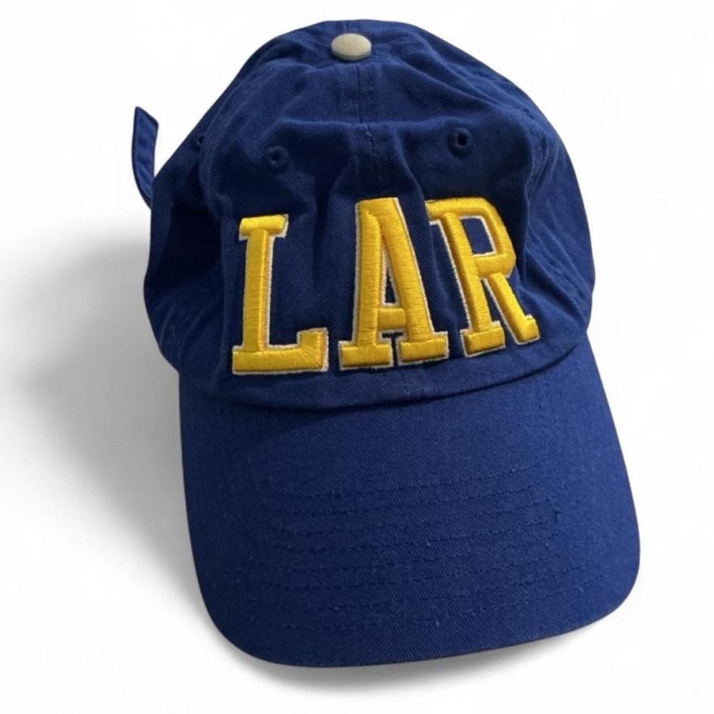 NFL Team Apparel LAR Los Angeles Rams Hat Mens OSFA Blue